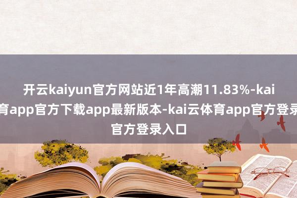 开云kaiyun官方网站近1年高潮11.83%-kai云体育app官方下载app最新版本-kai云体育app官方登录入口