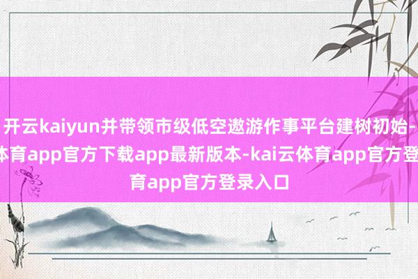 开云kaiyun并带领市级低空遨游作事平台建树初始-kai云体育app官方下载app最新版本-kai云体育app官方登录入口